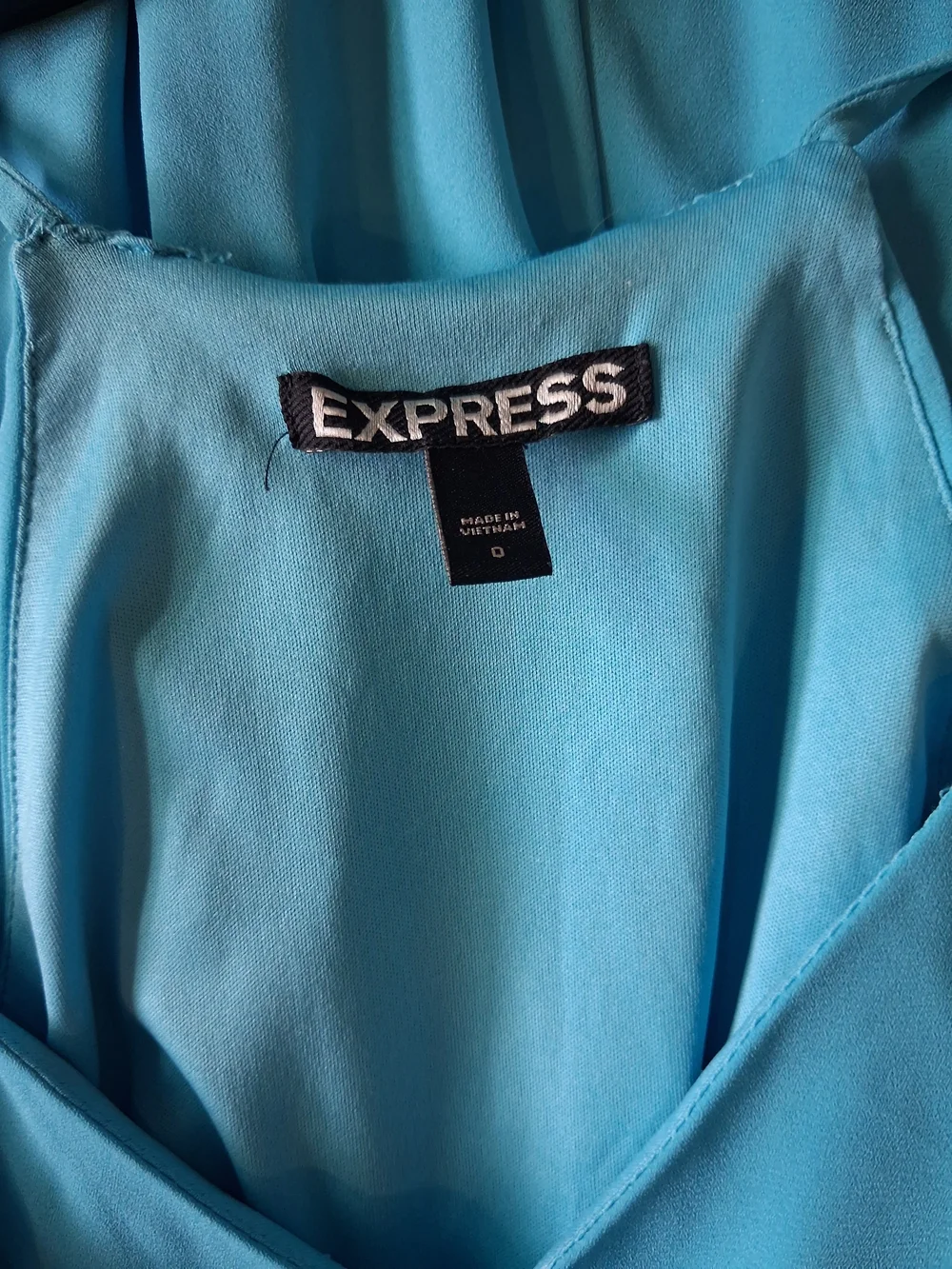 Express Women’s Bright Aqua Spaghetti Strap Dress